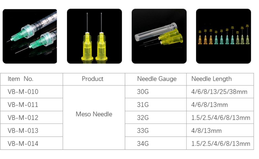 32G meso needles