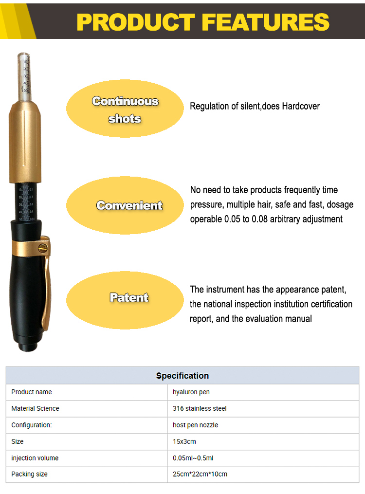 hyaluronic injector pen